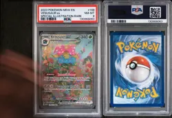 Venusaur ex SPECIAL ILLUSTRATION RARE 2023 POKEMON Mew EN-151 #198 PSA 8 Card - Image 3