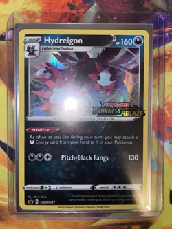 Pokemon - Hydreigon (Prerelease) - SWSH037 - SWSH: Sword & Shield Promo NM - Image 4