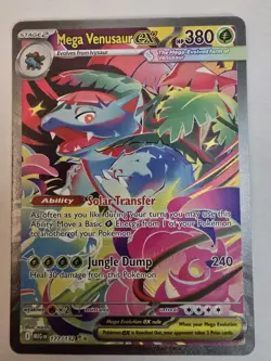 Pokemon TCG Mega Venusaur EX Card Holo 177/132 Mint Condition. - Image 1