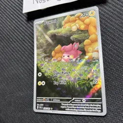 Pawmi 226/091 Pokemon Paldean Fates Illustration Rare (IR) Holo NM-LP - Image 2