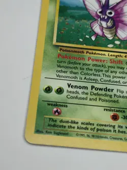 Pokemon TCG Venomoth Base Set 2 Non-Holo Card 31/130 Unlimited Rare - Image 5