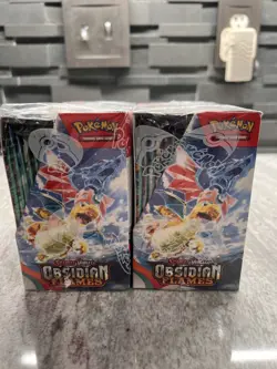 Pokemon TCG Scarlet & Violet - Obsidian Flames Booster Box - 36 Packs for sale online - Image 3