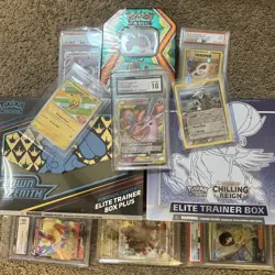 Used Pokemon Lot H As Seen Cards And Box(s) Some Dents And Tears - Image 1