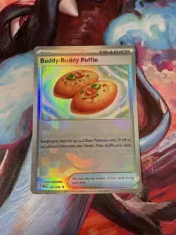 Buddy-Buddy Poffin 101/131 Sv: Prismatic Evolutions Poke Ball Holo Pokemon 2025 - Image 1