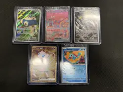 Pokemon TCG Scarlet & Violet 151 Mew Mewtwo Squirtle Snorlax Promo Set of 5 - Image 1