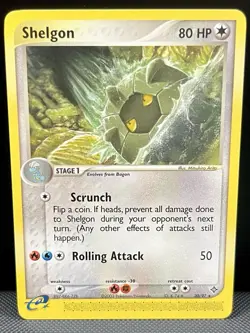 Shelgon 20/97 Rare EX Dragon Pokemon Card - Image 1