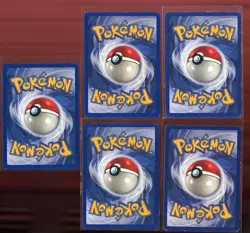 Pikachu Bulbasaur Charmander Squirtle Shadowless Base Pl 44 46 58 63/102 Pokemon - Image 2