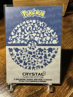 2025 Pokemon Crystal Card Collection Black Dark Edition #135 Jolteon Holo - Image 5