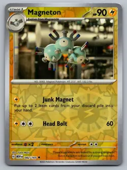 Magneton - 082/165 - Pokemon TCG Scarlet & Violet 151 NM - Reverse Holo - Image 1