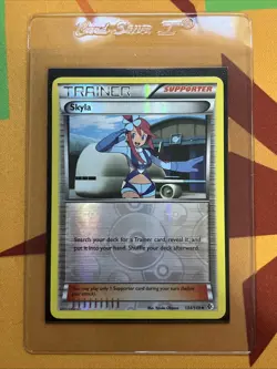 Pokemon Card - Skyla - Reverse Holo - UC (134/149) BW Boundaries Crossed *LP* - Image 1