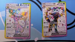 Pokemon TCG Umbreon Ex Espeon Ex Svp 175 176 Promo Pair NM Prismatic Evolution - Image 1