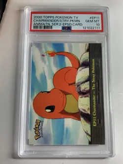 2000 Topps Pokemon #EP11 Charmander the Stray Pokemon PSA 10 ***GEM MINT*** - Image 1