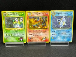 MP/HP) Blaine's Charizard Erika's Venusaur Dark Blastoise Japanese Pokemon Card - Image 1