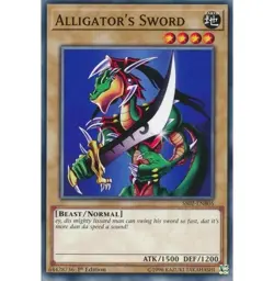 Yugioh Speed Duel - Alligator's Sword (Common) (1st Edition) - SS02-ENB05 P - Image 1