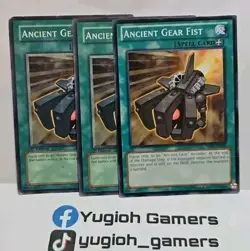 YUGIOH ANCIENT GEAR FIST DIFFERENT SETS COMMON LIGHT PLAYED - Image 1