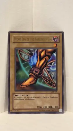 Right Leg of the Forbidden One LOB-120 Legend of Blue Eyes White Dragon - LP - Image 1
