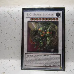 T.G. Blade Blaster EXVC-EN042 1st Edition Ultimate Rare Lightly Played LP - Image 1
