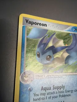 Pokemon Vaporeon EX TCG Holo Card Unseen Forces 19/115 Rare Lp+ - Image 3