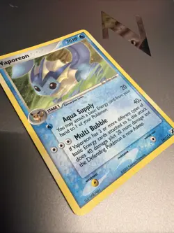 Pokemon Vaporeon EX TCG Holo Card Unseen Forces 19/115 Rare Lp+ - Image 4