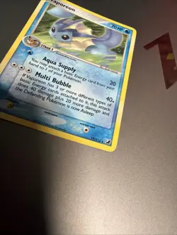Pokemon Vaporeon EX TCG Holo Card Unseen Forces 19/115 Rare Lp+ - Image 5