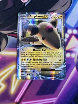 Ampharos EX - 27/98 - Pokemon Ancient Origins XY Ultra Rare Card HP - Image 1