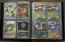 Binder Collection 24 Pokemon Cards English TCG - FA/EX/Holo/Promo - Image 1