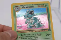 Nidoqueen Jungle Holo Pokemon Card Base Fossil WOTC MP - Image 4