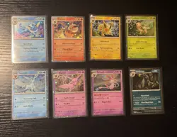 Pokemon Prismatic Evolutions Cosmo Holo Promo Cards (8 Cards Total) - Image 2