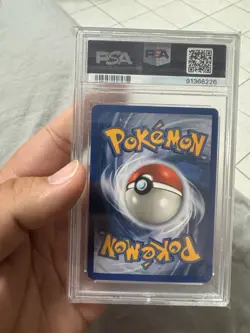 Pokemon TCG card Alakazam Legendary Collection reverse PSA 6 - Image 3