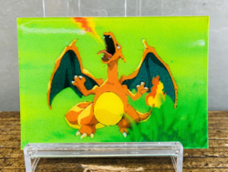 (EX) Charizard Meiji Evolution 3D Lenticular Japanese Pokemon Card 1998 Vintage - Image 1