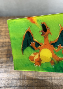 (EX) Charizard Meiji Evolution 3D Lenticular Japanese Pokemon Card 1998 Vintage - Image 2