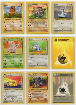 Pokemon Cards Lot Vintage Wotc Base Set 72 Cards - Image 3