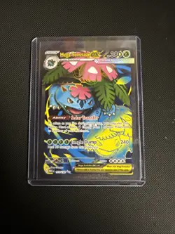 Pokemon TCG Mega-Venusaur-EX Evolutions Holo Full Art Ultra Rare Card 155/132 - Image 1