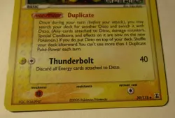 Pokemon TCG EX Delta Species Ditto 39/113 Stamped Reverse Holo Card 2005 Played - Image 5