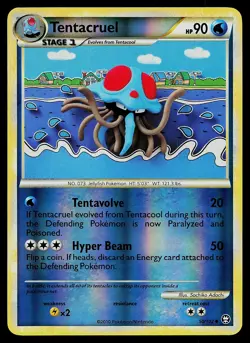 Pokemon Card - Tentacruel Triumphant 50/102 Uncommon Reverse Holo - Image 1