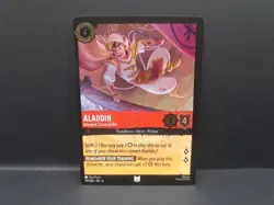 Aladdin - Intrepid Commander 9 Disney Lorcana Promo Cards Cold Foil - Image 1