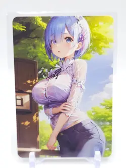 Goddess Story - Anime Waifu Trading Card - Rem - Image 2