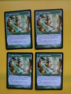 MTG Card. Edge of Autumn playset. Future Sight Sorcery. 4 cards - Image 1