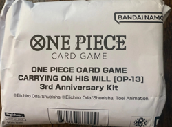 One Piece Card Game Carrying On His Will [OP-13] 3rd Anniversary Kit SEALED - Image 1