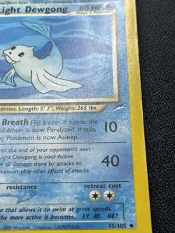 Light Dewgong 45/105 Neo Destiny Regular for sale online - Image 5