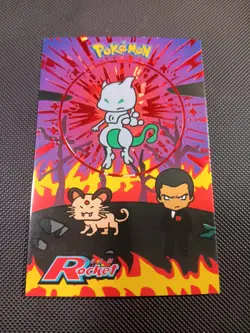Bubble Mewtwo Giovanni Persian Red Holo Team Rocket Card Database Peru Pokemon - Image 1