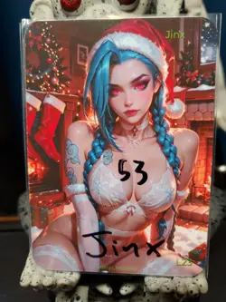 15 1/1 Only 1 Made NSFW Lonestar Customs Waifu Card 2025 New Christmas Set - Image 3