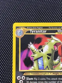 Tyranitar Neo Discovery 31/75 Pokemon Card NM - Image 2