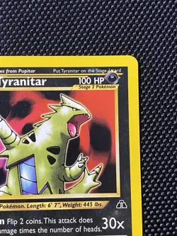 Tyranitar Neo Discovery 31/75 Pokemon Card NM - Image 3
