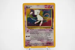 Mew 9 WOTC Black Star Promo Cosmos Holo Vintage Pokemon Card NM - Image 1