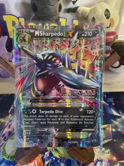 M Sharpedo EX XY200 XY Jumbo Promo Card - Image 1