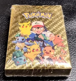 Open Box Pokemon Card Foil GOLD PACK 55 CARDS TCG GX Vmax GX Card Charizard Rare - Image 2