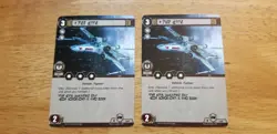 Star Wars LCG The Card Game Aurebesh Red Five Alternate Art Promo x2 - Image 1