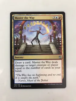 Master the Way MTG Magic the Gathering Card NM Near Mint Khans of Tarkir KTK - Image 1
