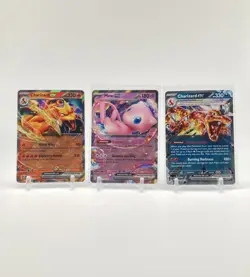 Pokemon Lot - Charizard ex ×2 + Mew ex - Ultra Rare Holo Set + Bonus Cards 1 - Image 1